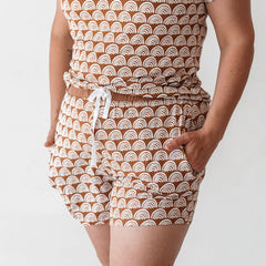 Rust Rainbows Women's Pajama Shorts