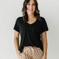 Black Women's Perfect Pocket Tee