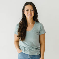 Stormy Women's Perfect Pocket Tee