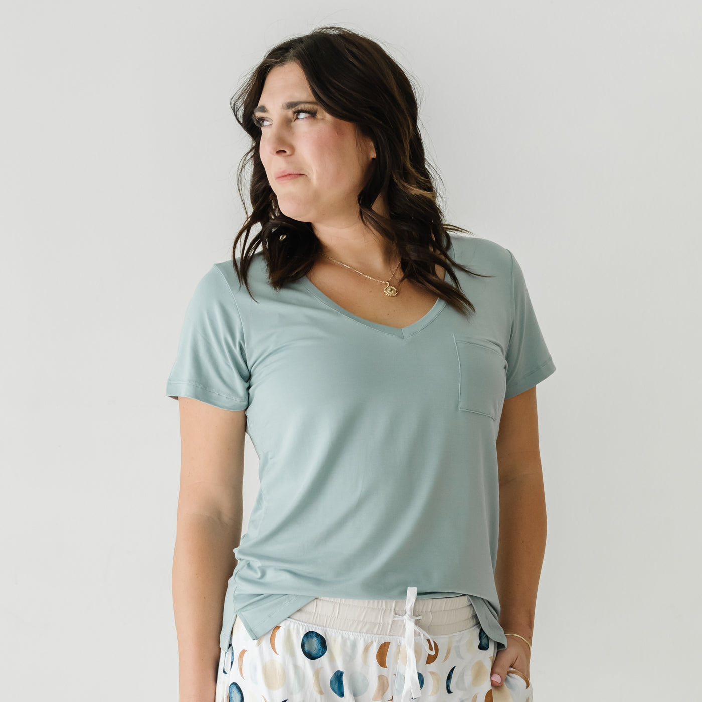 Stormy Women's Perfect Pocket Tee